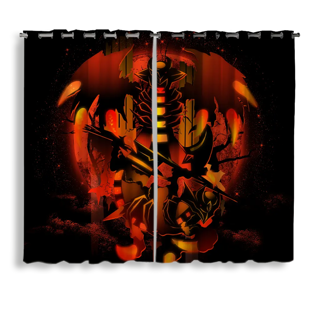 Giratina Legendary Pokemon Moonlight Window Curtain for bedroom, kids room, and anime home decor