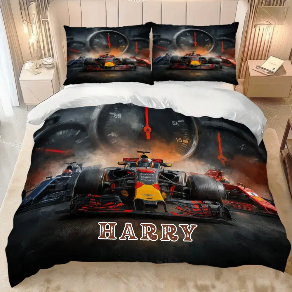 go kart racer bedding
