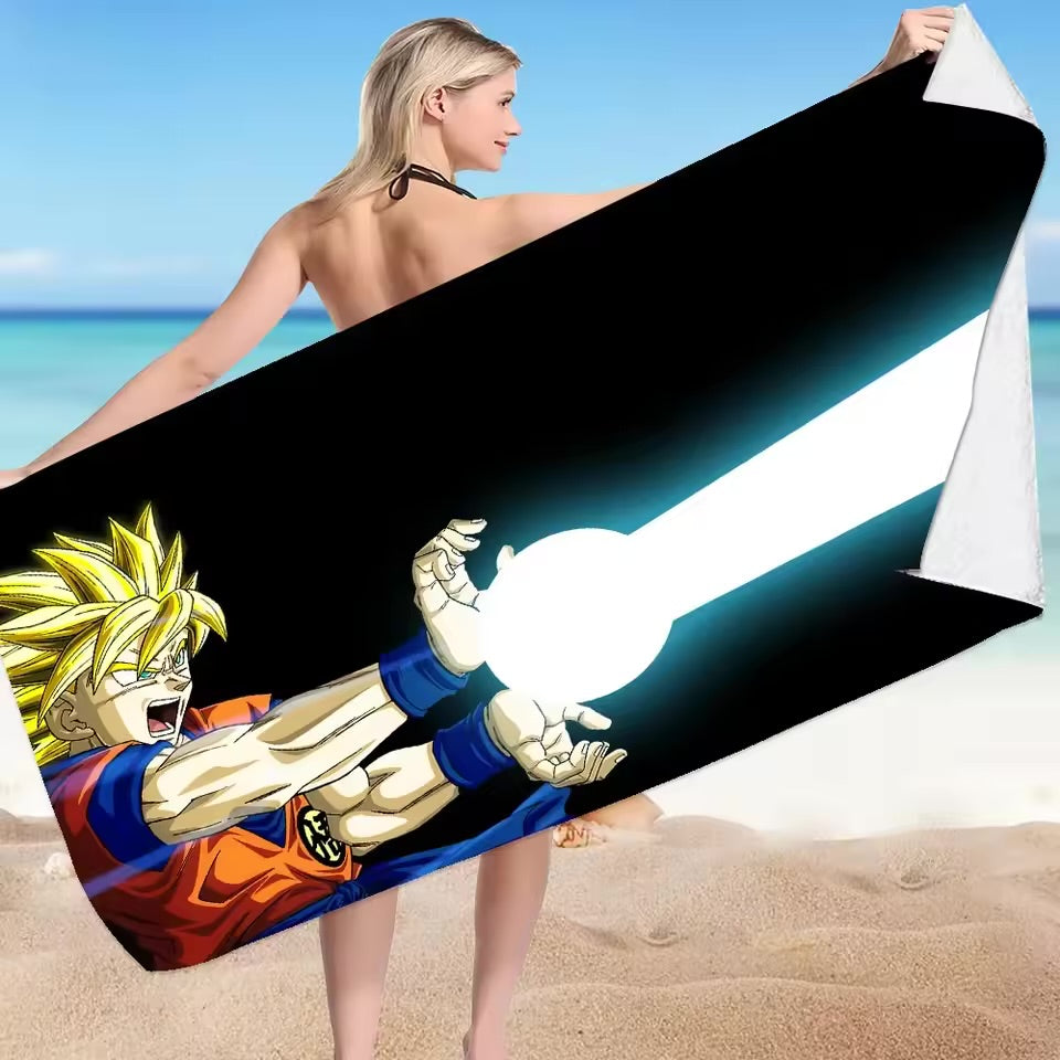 goku anime towel