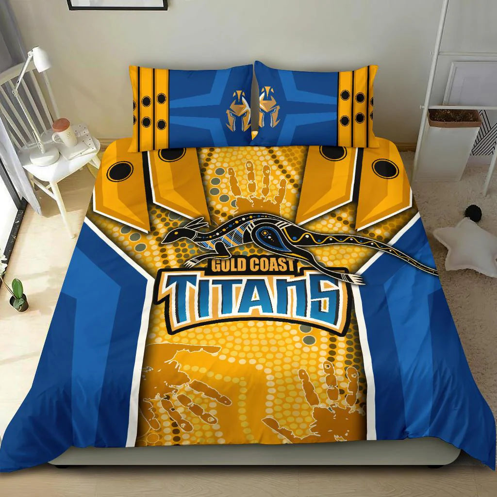 Gold Coast Titans NRL fan bedding set