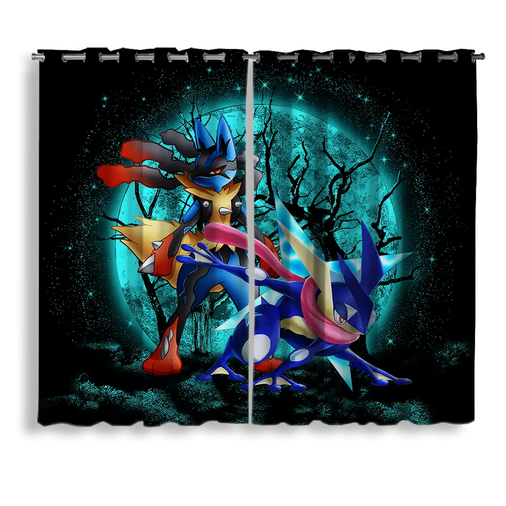 greninja-satoshi-and-mega-lucario-pokemon-moonlight-halloween-window-curtain