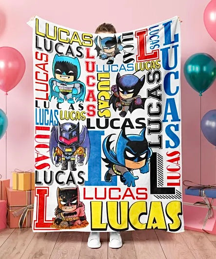 kids superhero blanket