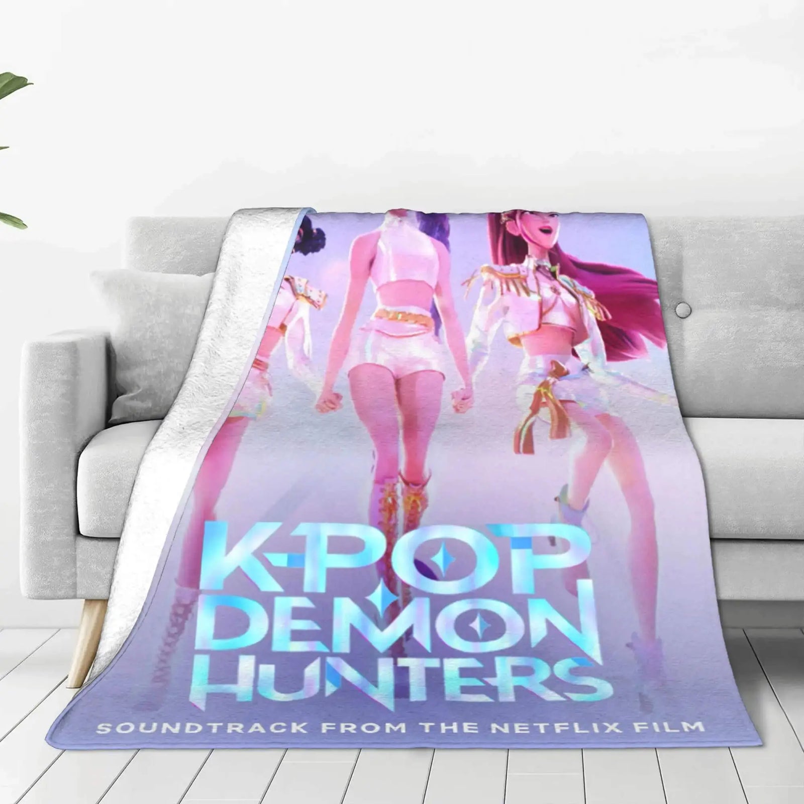kpop Demon Hunters Kids Throw Blanket
