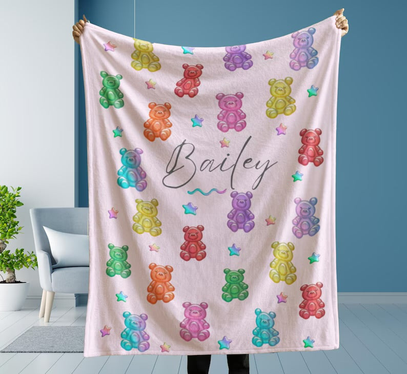 personalised baby blanket