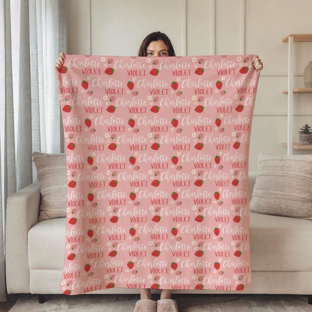 personalized cozy blanket