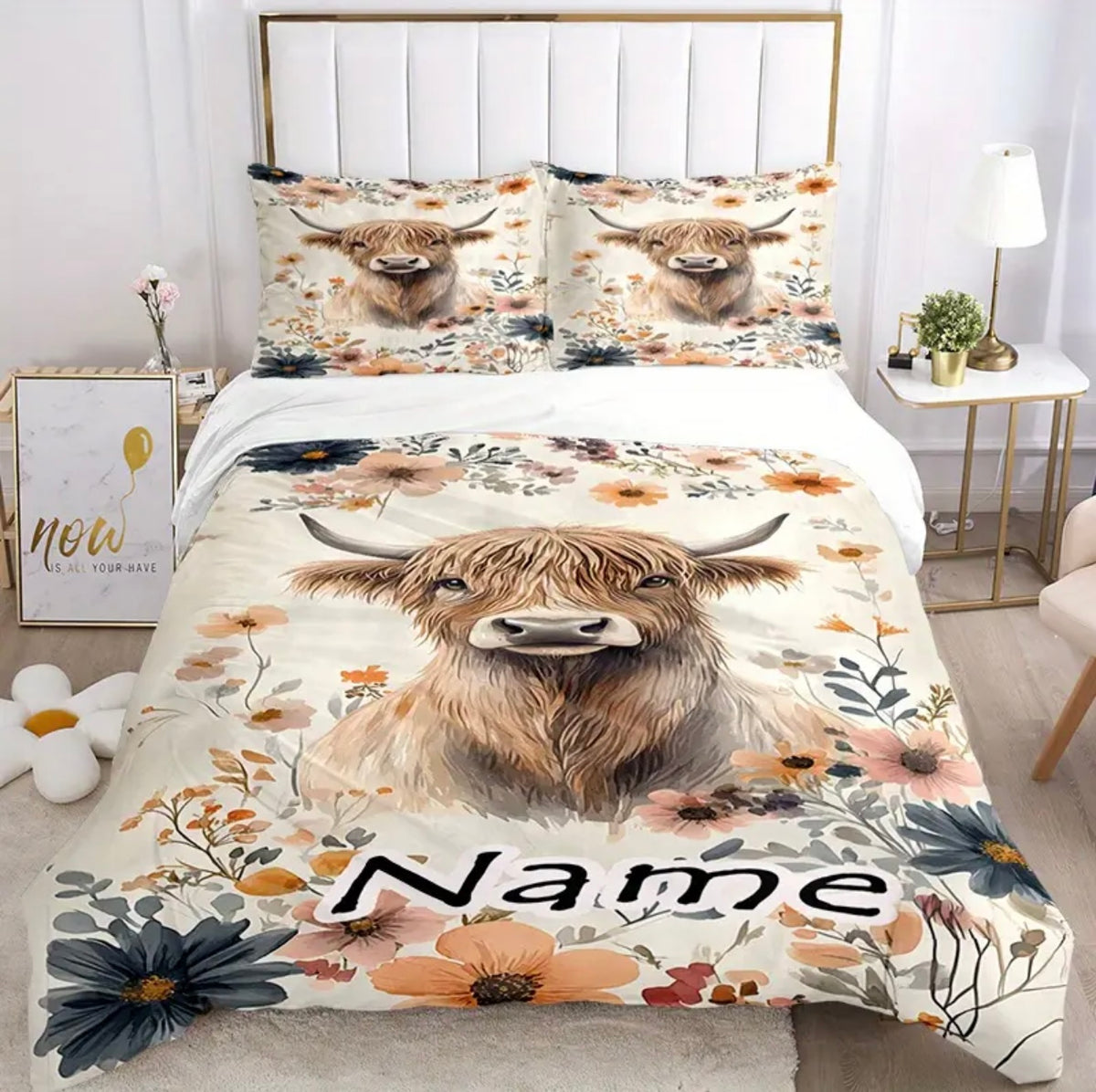 personalized farmhouse bedding