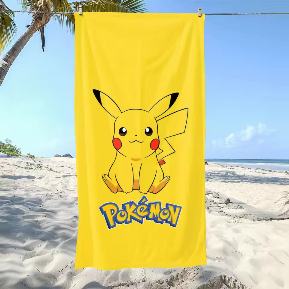 pikachu towel
