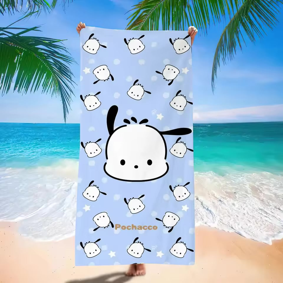 pochacco kids towel