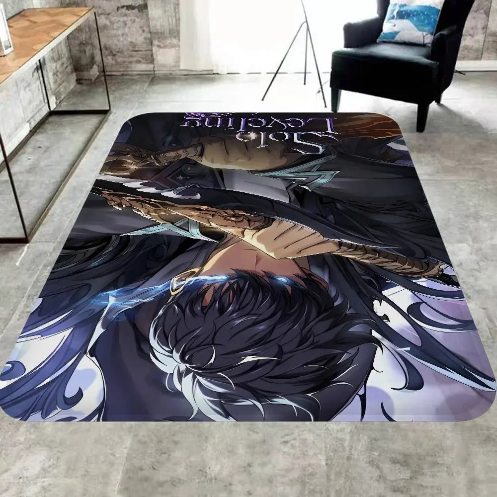 Solo Leveling anime rug stylish cartoon floor mat