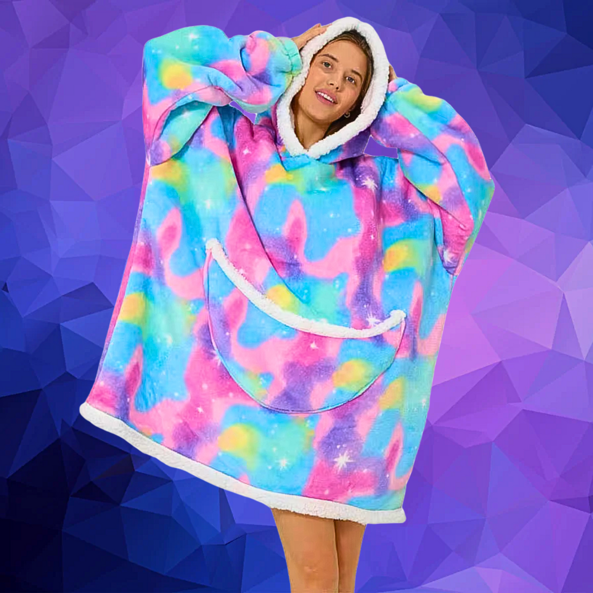 Unicorn Hooded Blanket