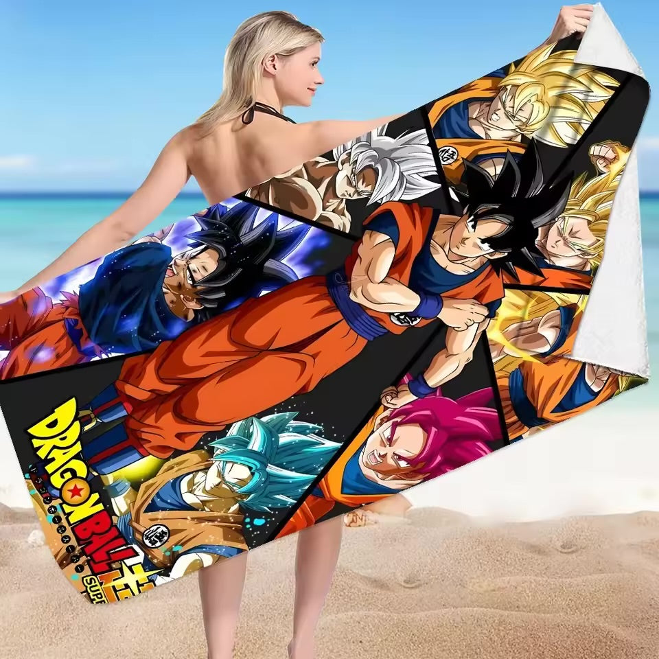 vegeta beach towel