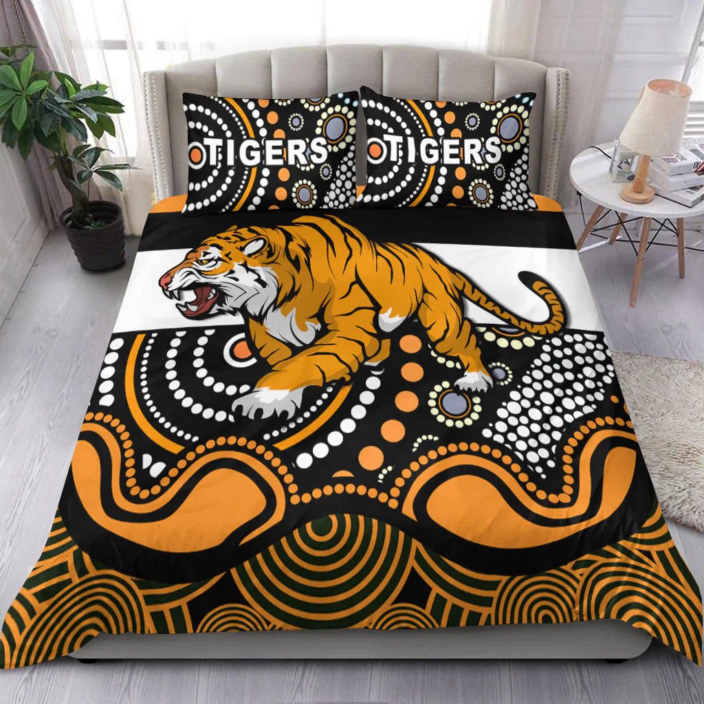 Wests Tigers rugby league bedding set